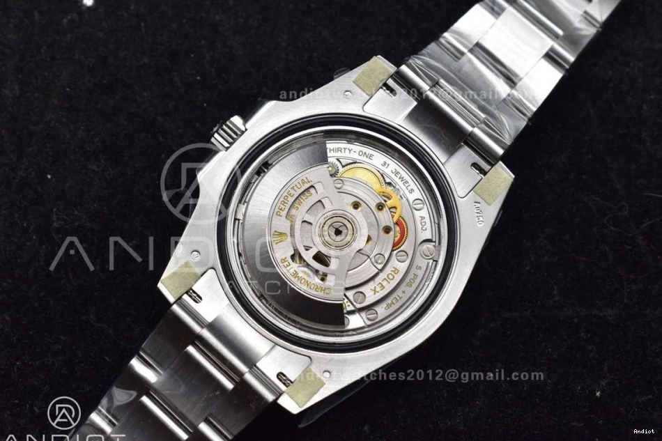 BLRO Weight Edition CHS Gold VR3285 Dial 126719 1:1 Factory GMT II on Oyster Gain Master Blue Bracelet Best 0305